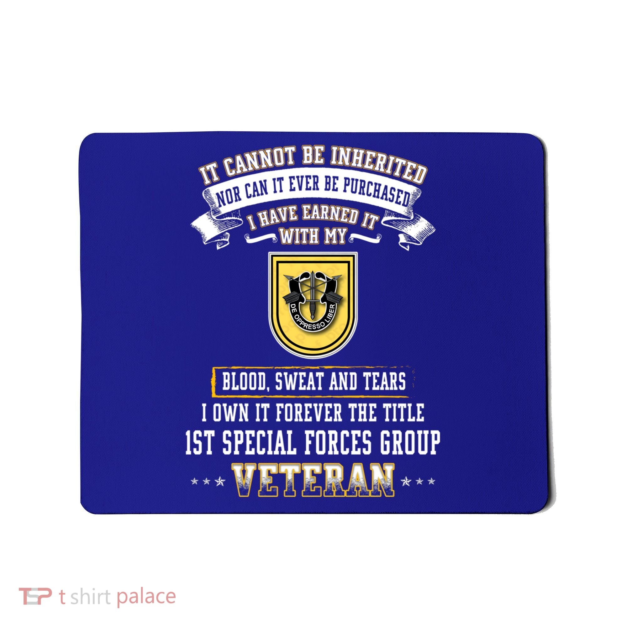 Forever The Title 1st Special Forces Group Veteran Day Xmas Funny Gift Mousepad