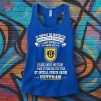 Forever The Title 1st Special Forces Group Veteran Day Xmas Funny Gift Women's Tank Top thumb 3