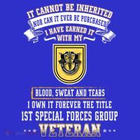 Forever The Title 1st Special Forces Group Veteran Day Xmas Funny Gift Baby Bodysuit thumb 2