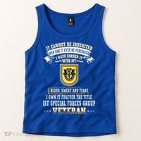 Forever The Title 1st Special Forces Group Veteran Day Xmas Funny Gift Tank Top thumb 2