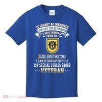 Forever The Title 1st Special Forces Group Veteran Day Xmas Funny Gift Kids T-Shirt thumb 0