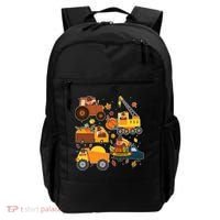Funny Thanksgiving Turkeys Construction Vehicles Backpack thumb 0