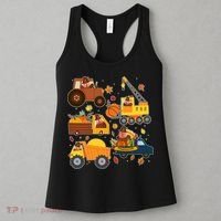 Funny Thanksgiving Turkeys Construction Vehicles Women's Tank Top thumb 3