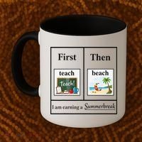 First Teach Then Beach First Teach Them Beach Teacher Coffee Mug thumb 2