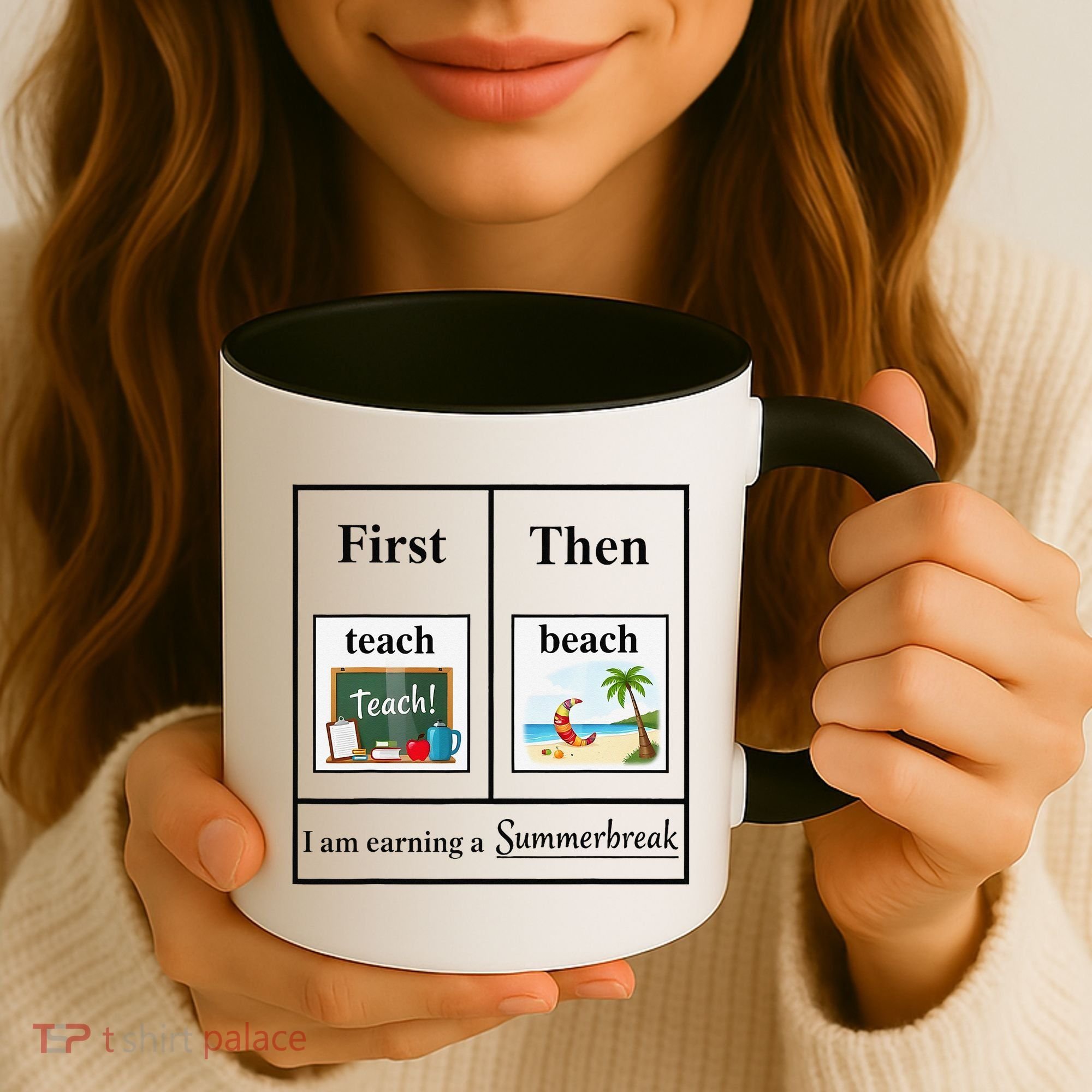 First Teach Then Beach First Teach Them Beach Teacher Coffee Mug
