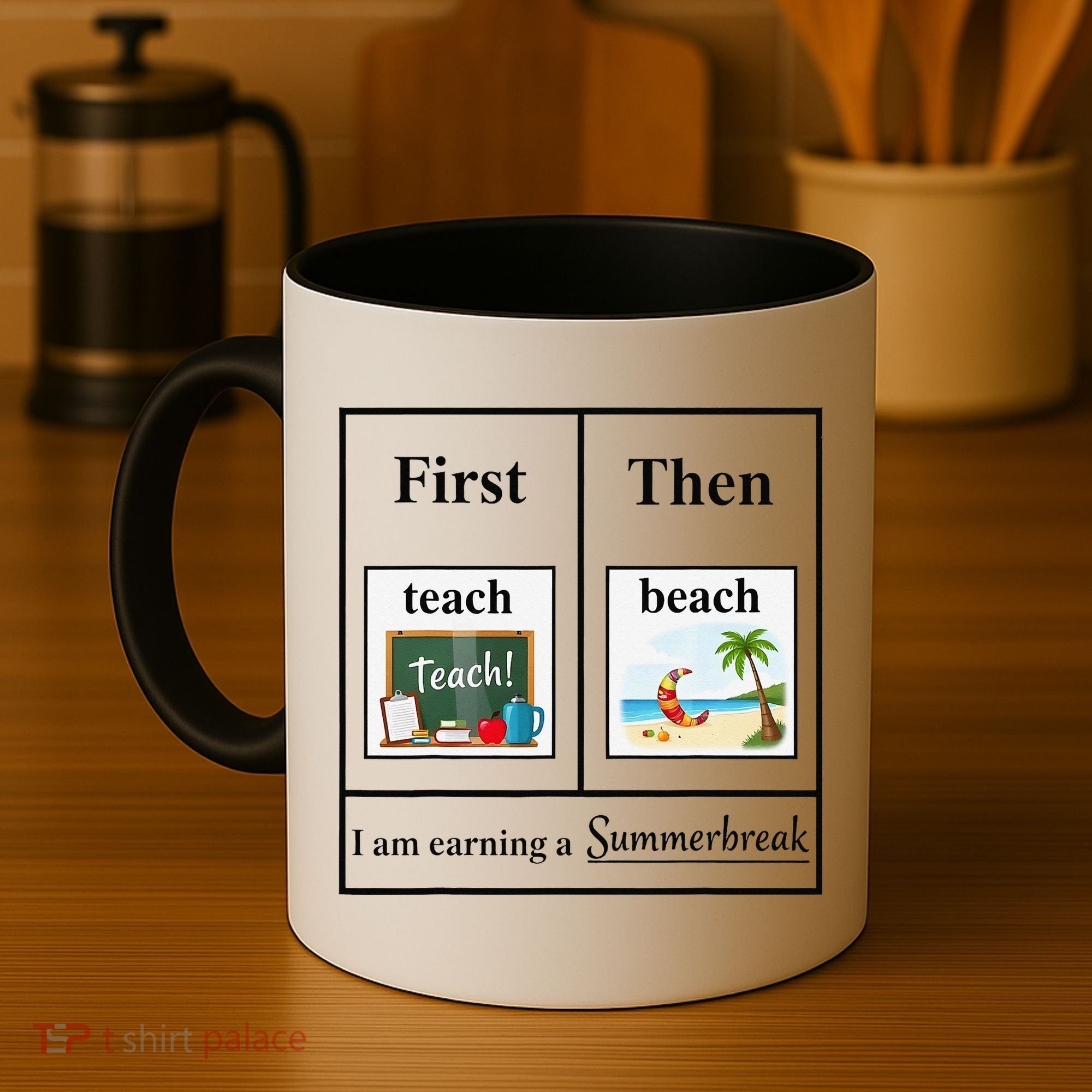 First Teach Then Beach First Teach Them Beach Teacher Coffee Mug