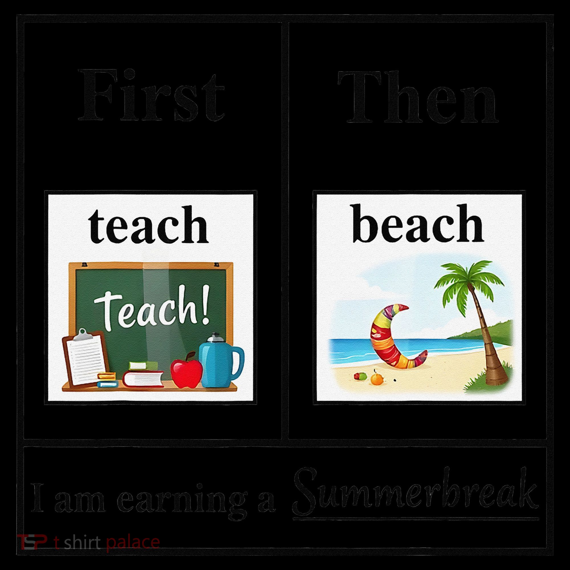 First Teach Then Beach First Teach Them Beach Teacher Toddler Hoodie