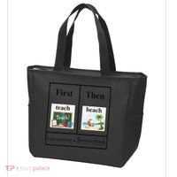 First Teach Then Beach First Teach Them Beach Teacher Tote Bag thumb 3
