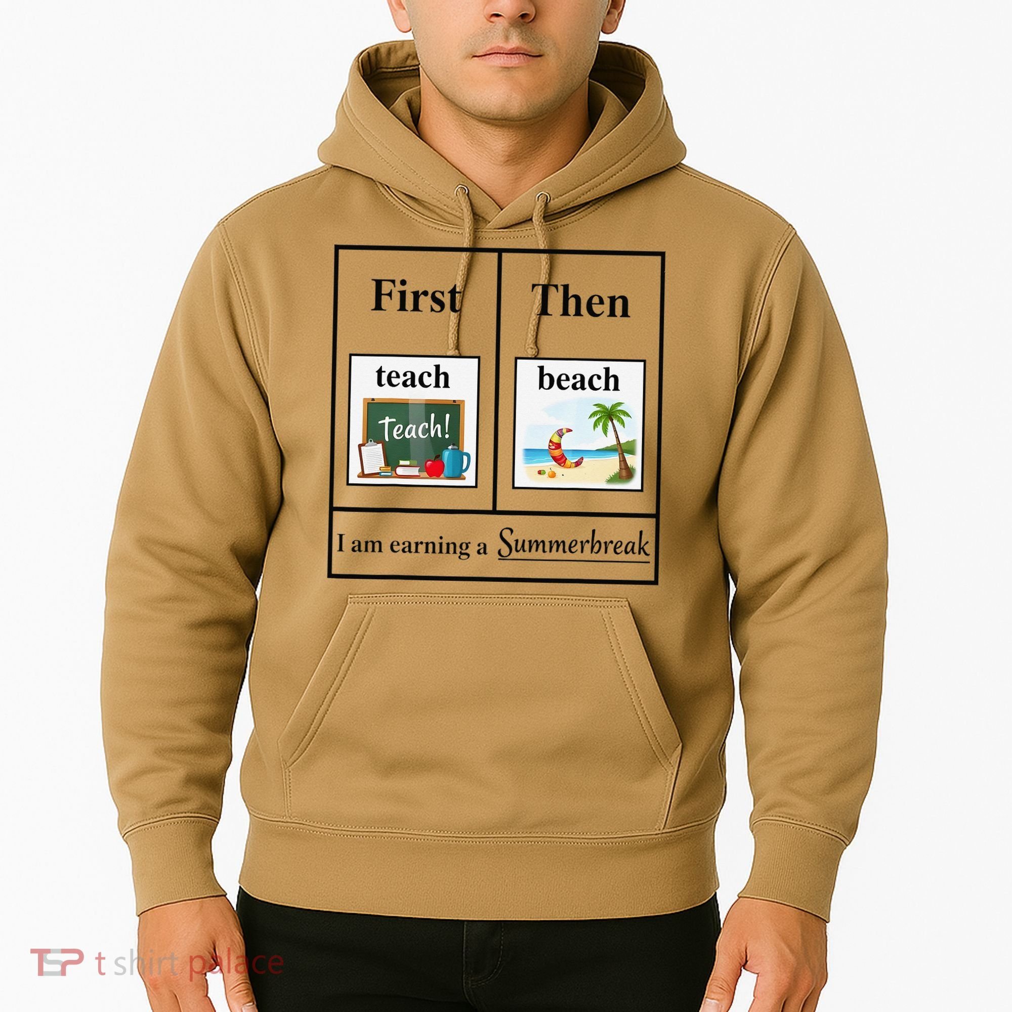First Teach Then Beach First Teach Them Beach Teacher Hoodie