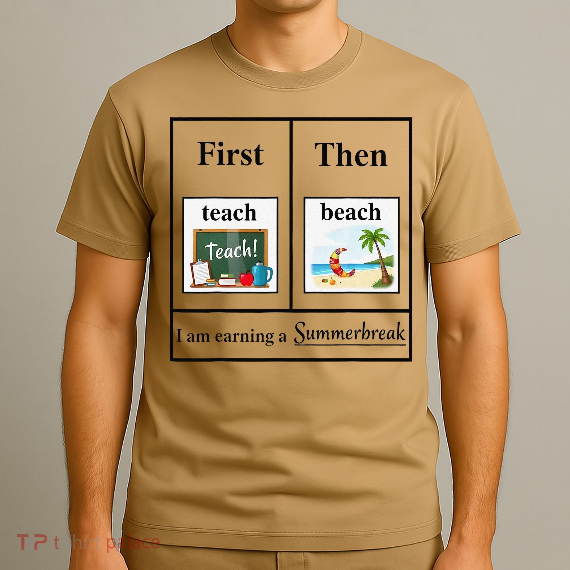 First Teach Then Beach First Teach Them Beach Teacher T-Shirt