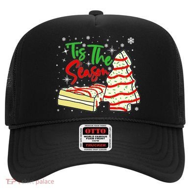 Funny Tis The Season Design Christmas Tree Cakes Debbie Hat