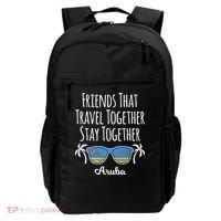 Friends That Travel Together Aruba Trip Cute Gift Backpack thumb 0