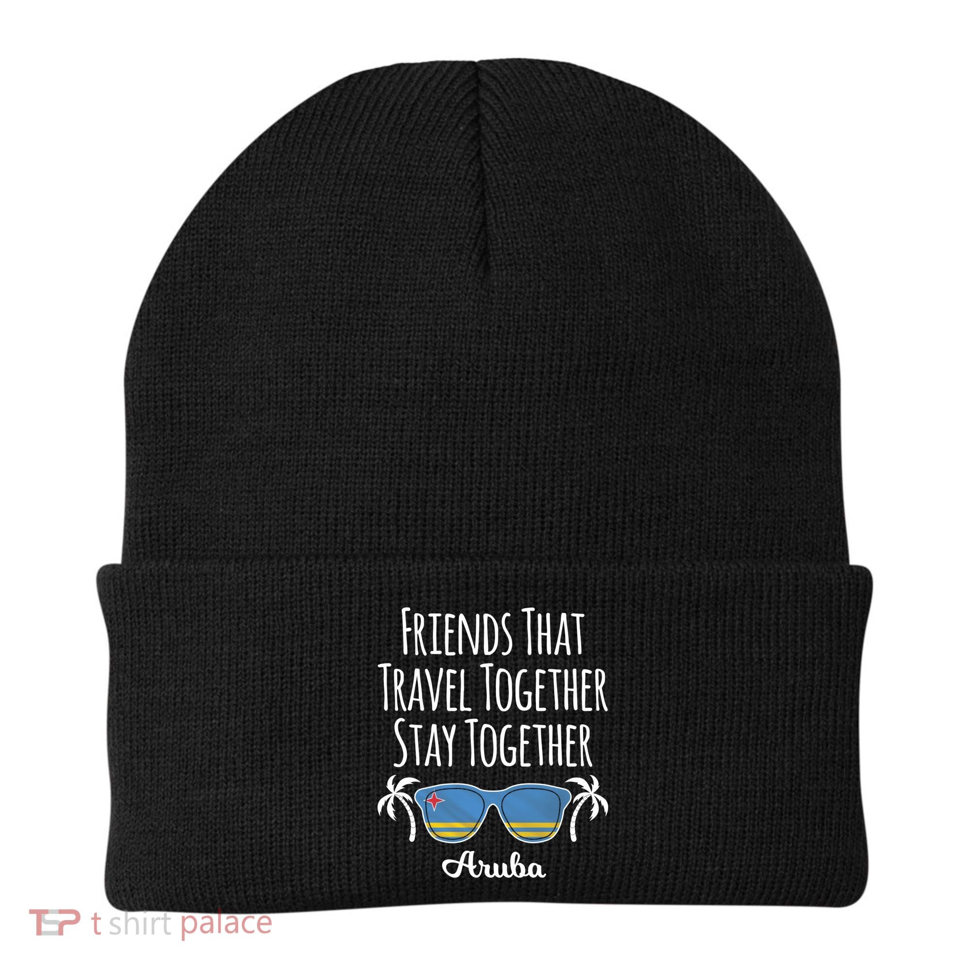 Friends That Travel Together Aruba Trip Cute Gift Beanie