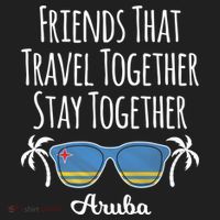 Friends That Travel Together Aruba Trip Cute Gift Beanie thumb 2