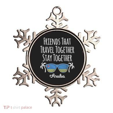 Friends That Travel Together Aruba Trip Cute Gift Ornament