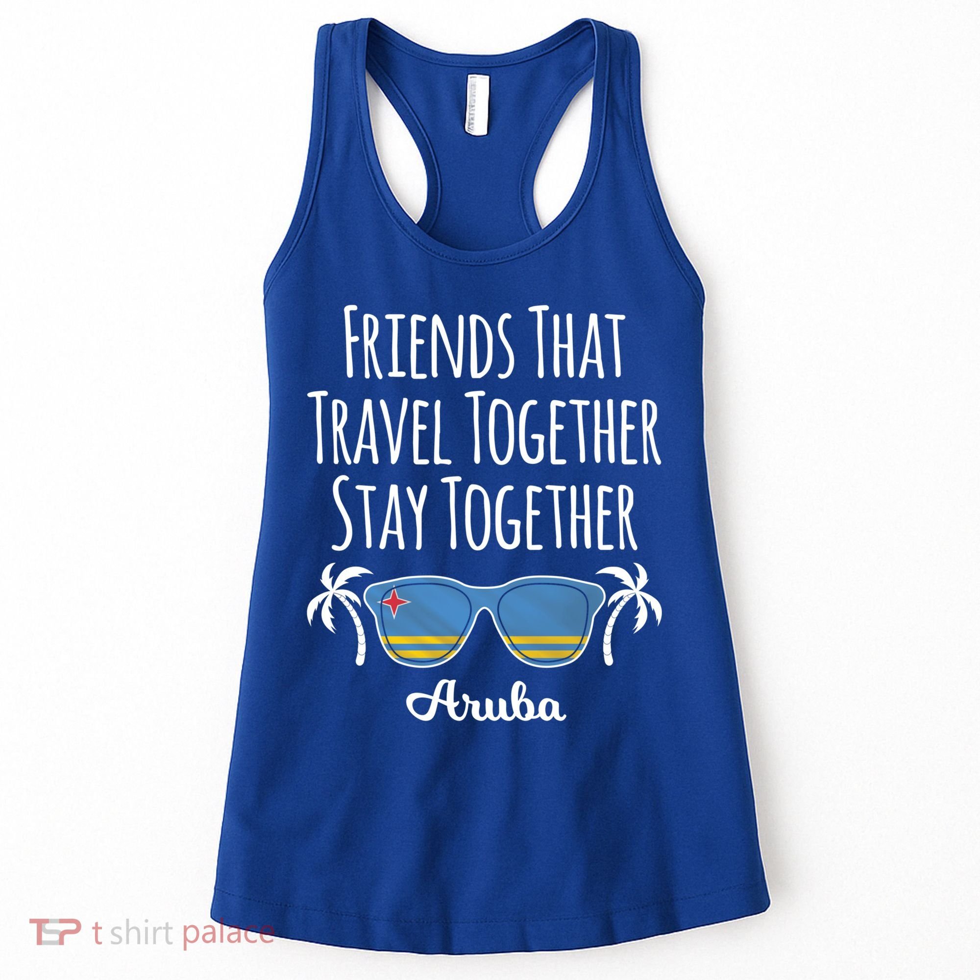 Friends That Travel Together Aruba Trip Cute Gift Women's Tank Top