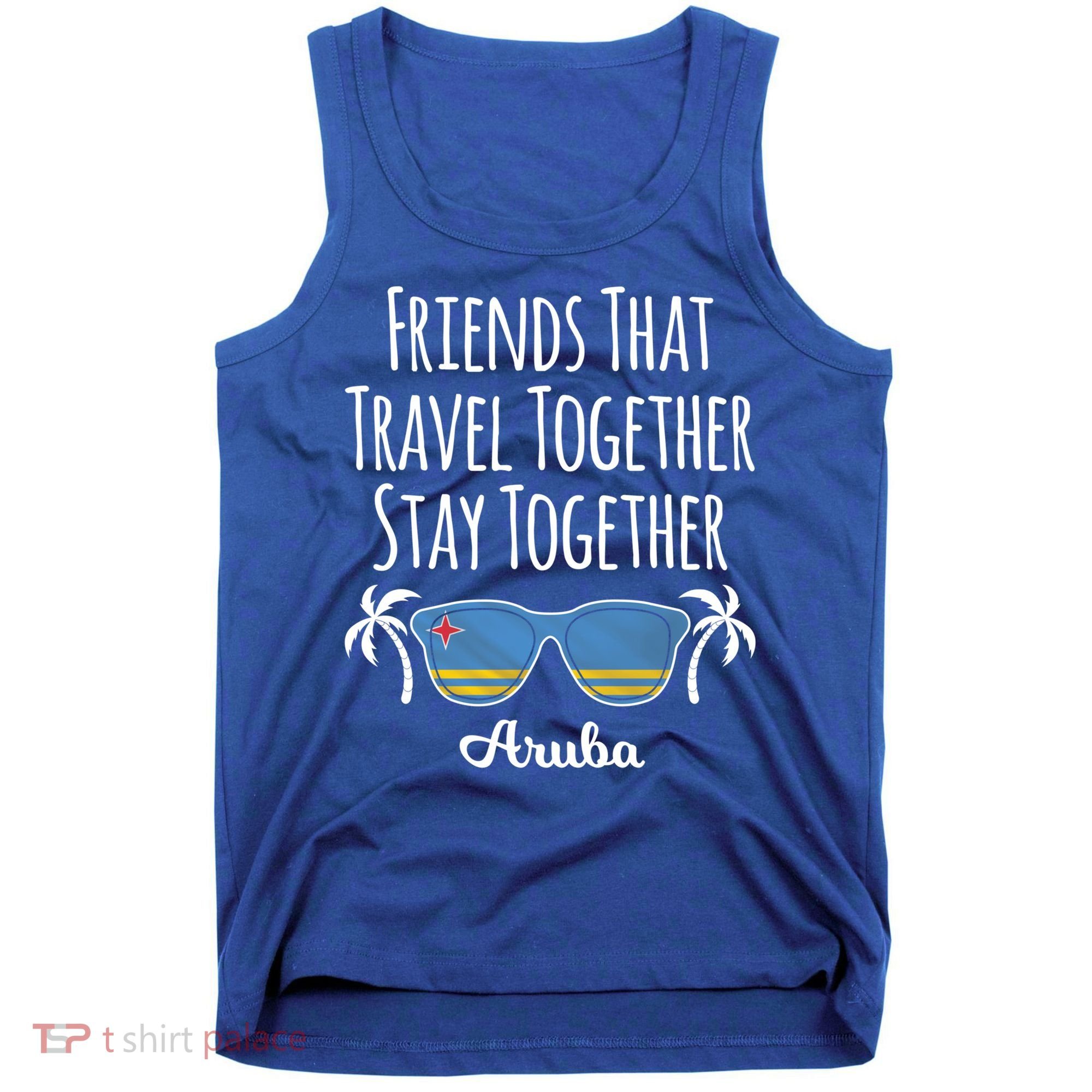 Friends That Travel Together Aruba Trip Cute Gift Tank Top