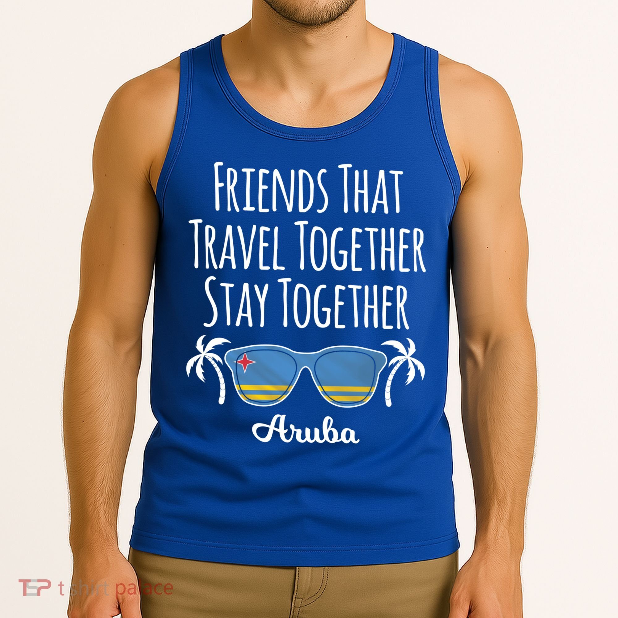 Friends That Travel Together Aruba Trip Cute Gift Tank Top