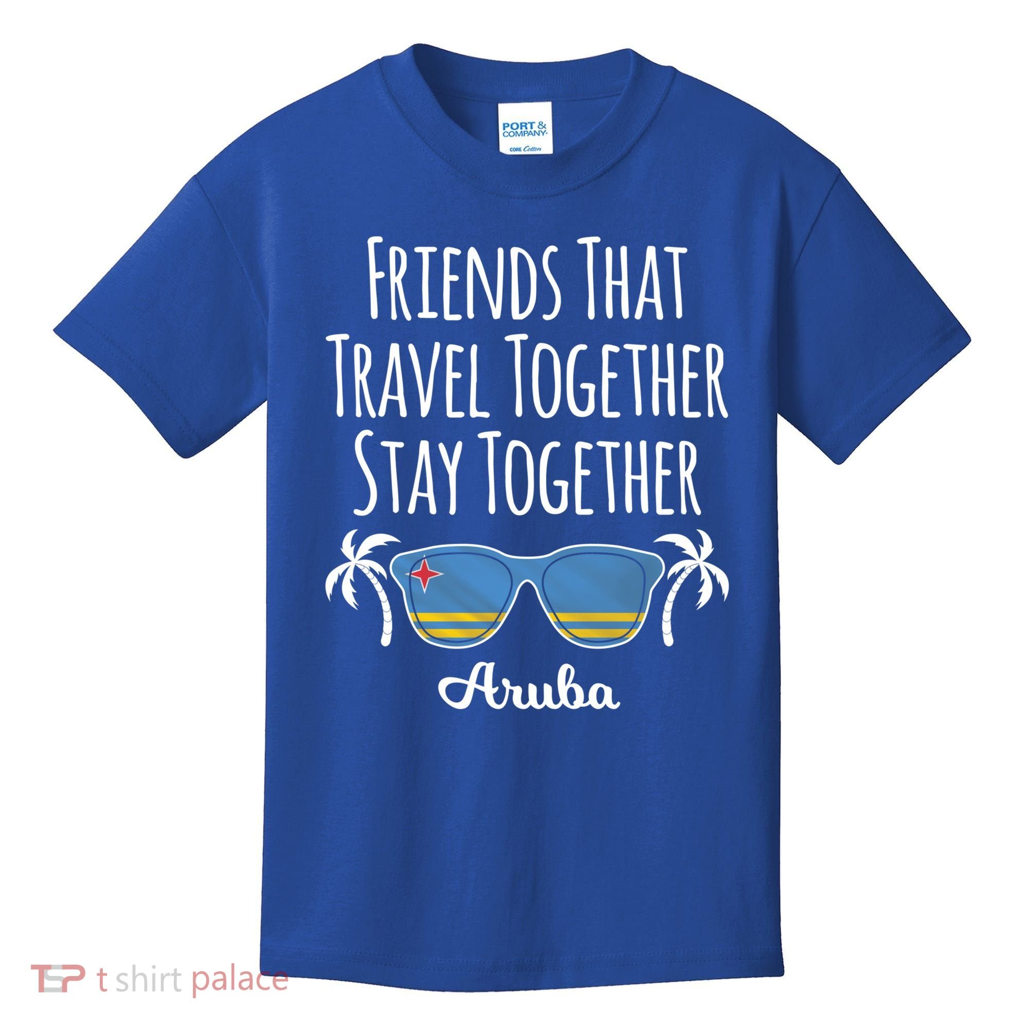 Friends That Travel Together Aruba Trip Cute Gift Kids T-Shirt
