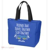 Friends That Travel Together Aruba Trip Cute Gift Tote Bag thumb 3