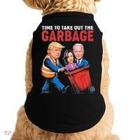 Funny Trump Time To Take Out The Garbage Doggie Tank thumb 0