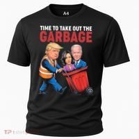 Funny Trump Time To Take Out The Garbage Cooling Performance Crew T-Shirt thumb 0