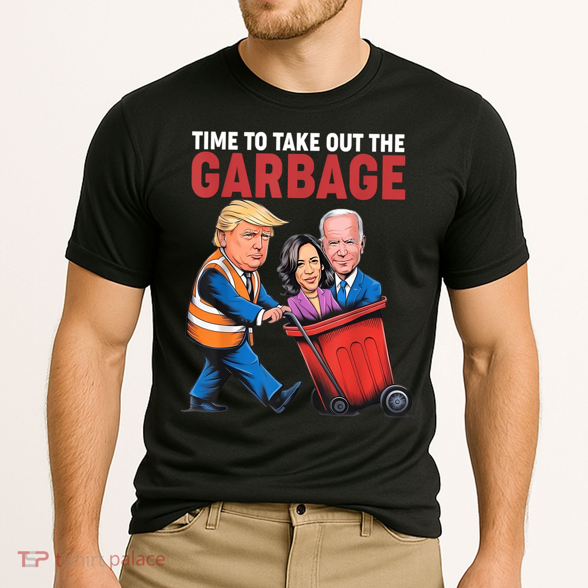 Funny Trump Time To Take Out The Garbage Cooling Performance Crew T-Shirt