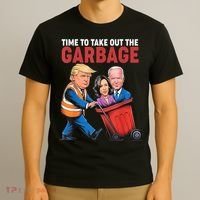 Funny Trump Time To Take Out The Garbage T-Shirt thumb 3