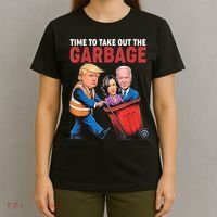 Funny Trump Time To Take Out The Garbage T-Shirt thumb 4