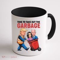 Funny Trump Time To Take Out The Garbage Coffee Mug thumb 1