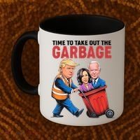 Funny Trump Time To Take Out The Garbage Coffee Mug thumb 2