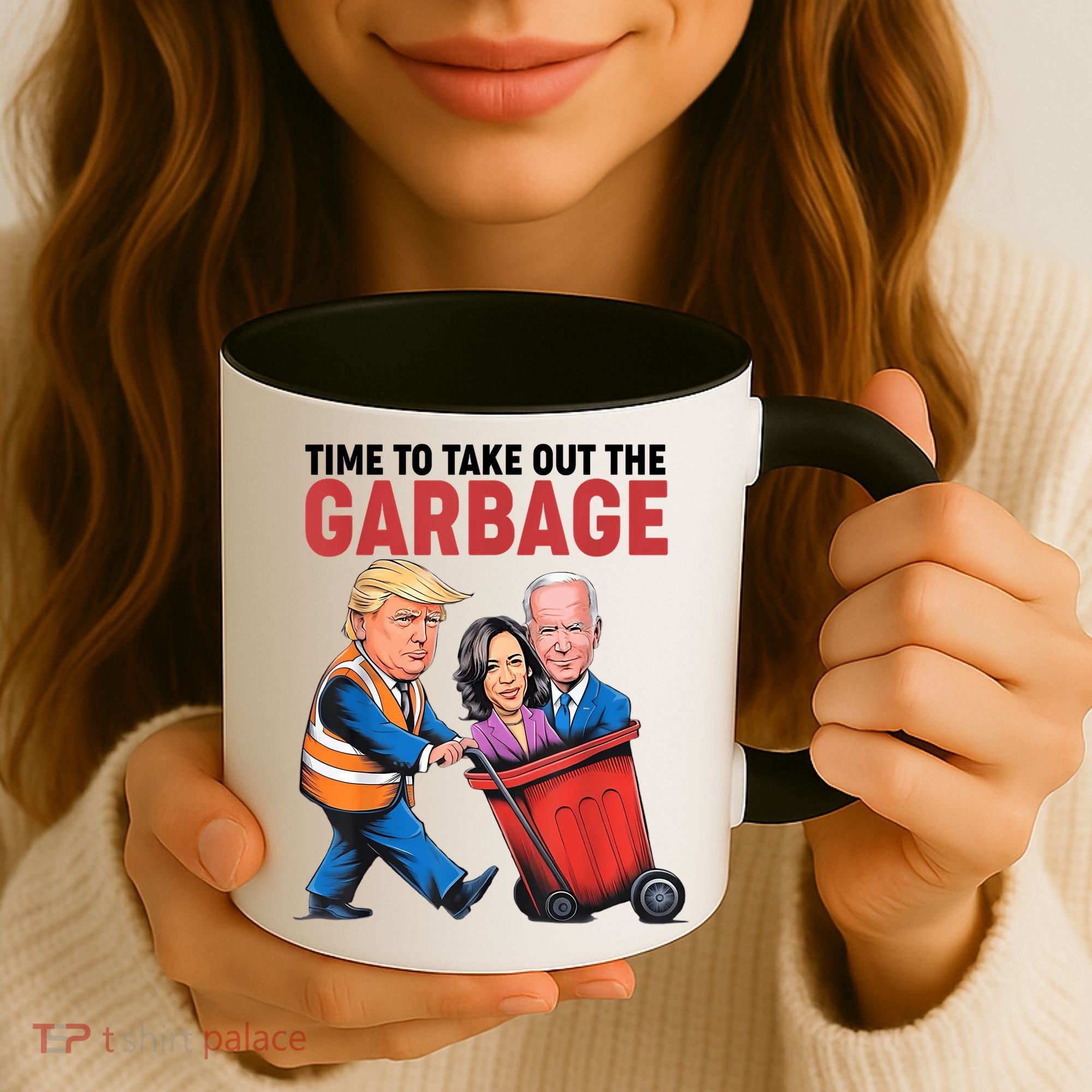 Funny Trump Time To Take Out The Garbage Coffee Mug