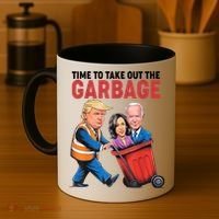 Funny Trump Time To Take Out The Garbage Coffee Mug thumb 4