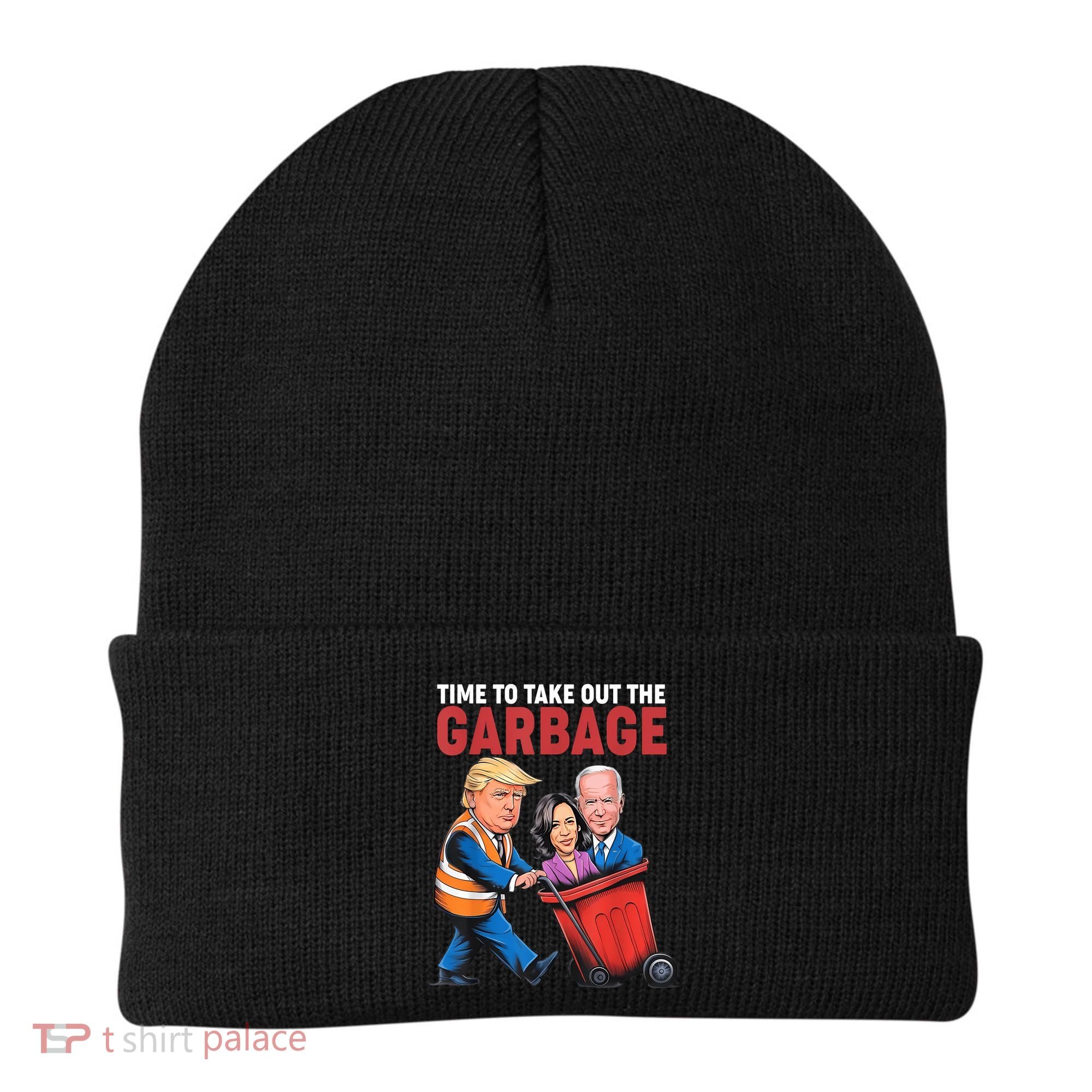 Funny Trump Time To Take Out The Garbage Beanie