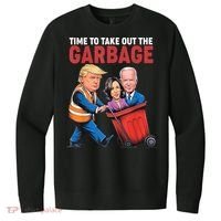 Funny Trump Time To Take Out The Garbage V.I.T. Fleece Crew Sweatshirt thumb 0