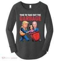 Funny Trump Time To Take Out The Garbage Women's Perfect Tri Tunic Long Sleeve Shirt thumb 0