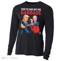 Funny Trump Time To Take Out The Garbage Cooling Performance Long Sleeve Crew thumb 0