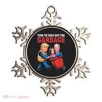 Funny Trump Time To Take Out The Garbage Ornament thumb 0