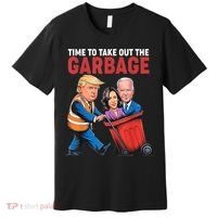 Funny Trump Time To Take Out The Garbage Premium T-Shirt thumb 0