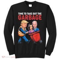Funny Trump Time To Take Out The Garbage Tall Sweatshirt thumb 0