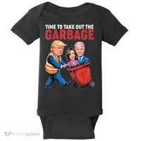 Funny Trump Time To Take Out The Garbage Baby Bodysuit thumb 0