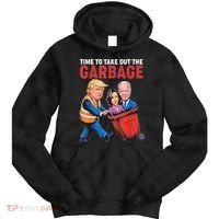 Funny Trump Time To Take Out The Garbage Tie Dye Hoodie thumb 0