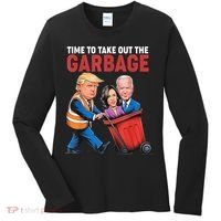 Funny Trump Time To Take Out The Garbage Women's Long Sleeve Shirt thumb 0