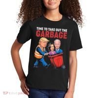 Funny Trump Time To Take Out The Garbage Kids T-Shirt thumb 2