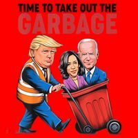 Funny Trump Time To Take Out The Garbage Santa Hat thumb 1