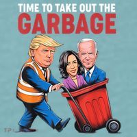 Funny Trump Time To Take Out The Garbage Sueded Cloud Jersey T-Shirt thumb 2