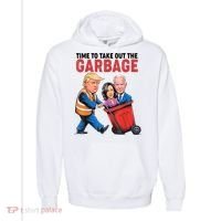 Funny Trump Time To Take Out The Garbage Comfort Colors Garment-Dyed Hooded Sweatshirt thumb 0