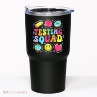 Funny Teacher Test Day Motivational Teacher Testing Squad Tumbler thumb 0