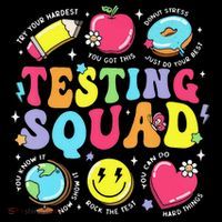 Funny Teacher Test Day Motivational Teacher Testing Squad Toddler Hoodie thumb 2