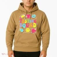 Funny Teacher Test Day Motivational Teacher Testing Squad Hoodie thumb 2